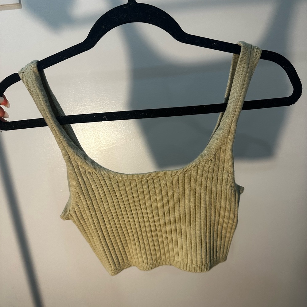 Wilfred Ribbed Knit Tank Top - Picture 1 of 3